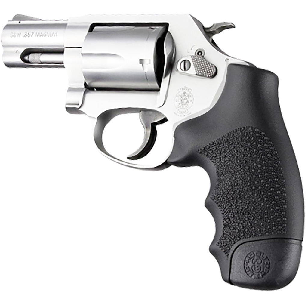 Hogue Monogrip Rubber Grip Black S&W J Frame