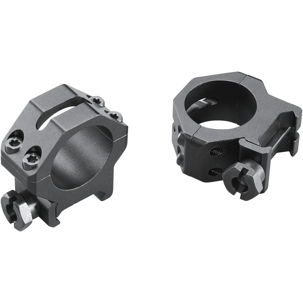 Weaver Classic 4Hole Skeleton Rings Matte Black 1" Medium Clamshell Pack