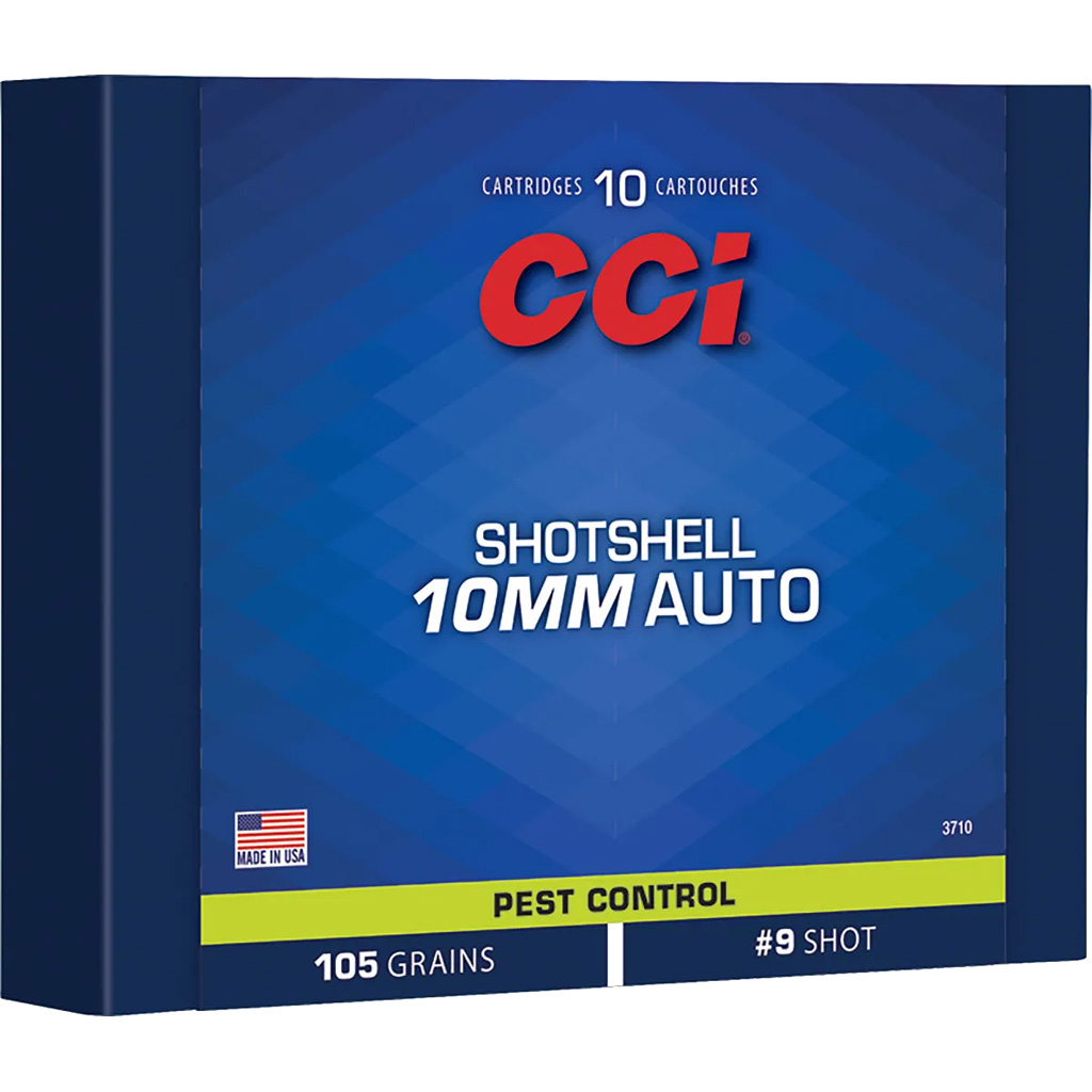 CCI Shotshell Pistol Ammo 10mm Auto 109gr. 9 Shot 10 rd.