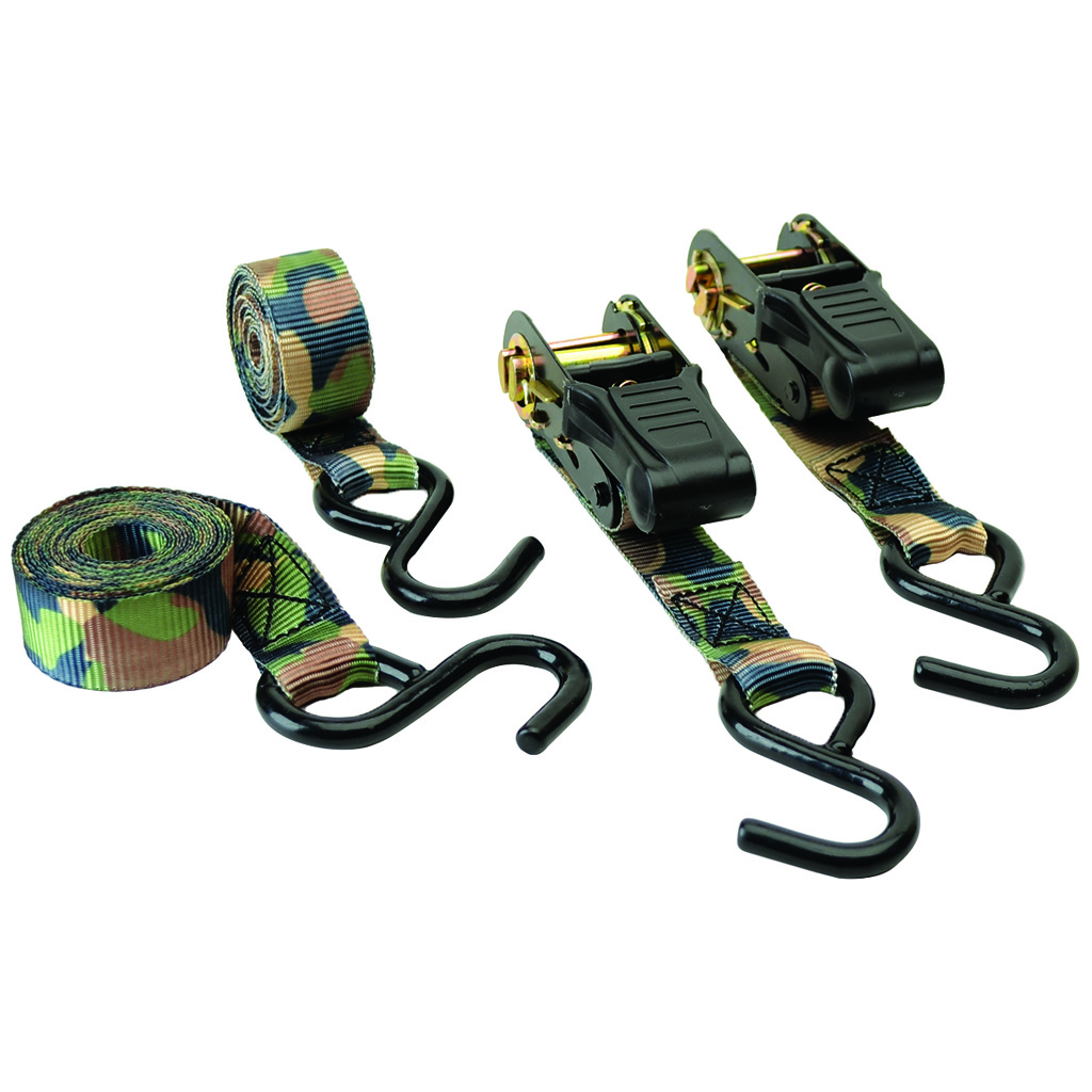 HME Ratchet Tie Down Camo 2 pk.