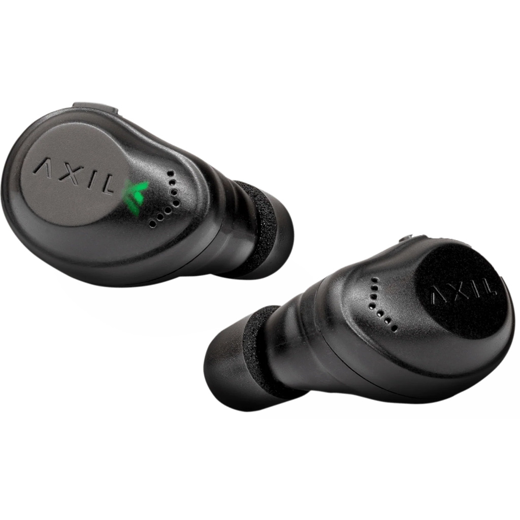 Axil XCOR Wireless Tactical Earbuds w/ Touch Controls & Bluetooth Black