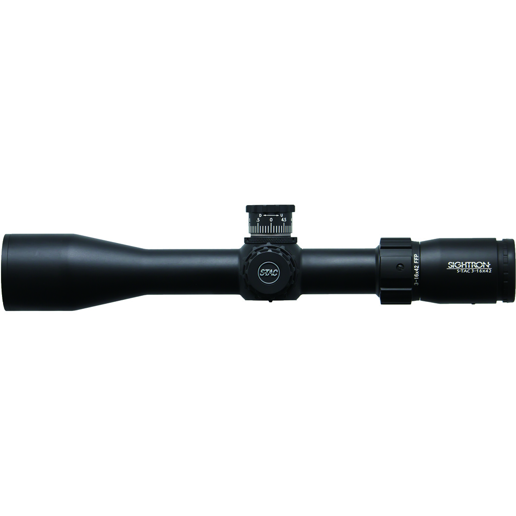Sightron S-TAC3-16X42FFPZSIRMH-2 Riflescope 3-16x42mm 30 mm Tube Mil-Hash-2 Reticle Zero Stop