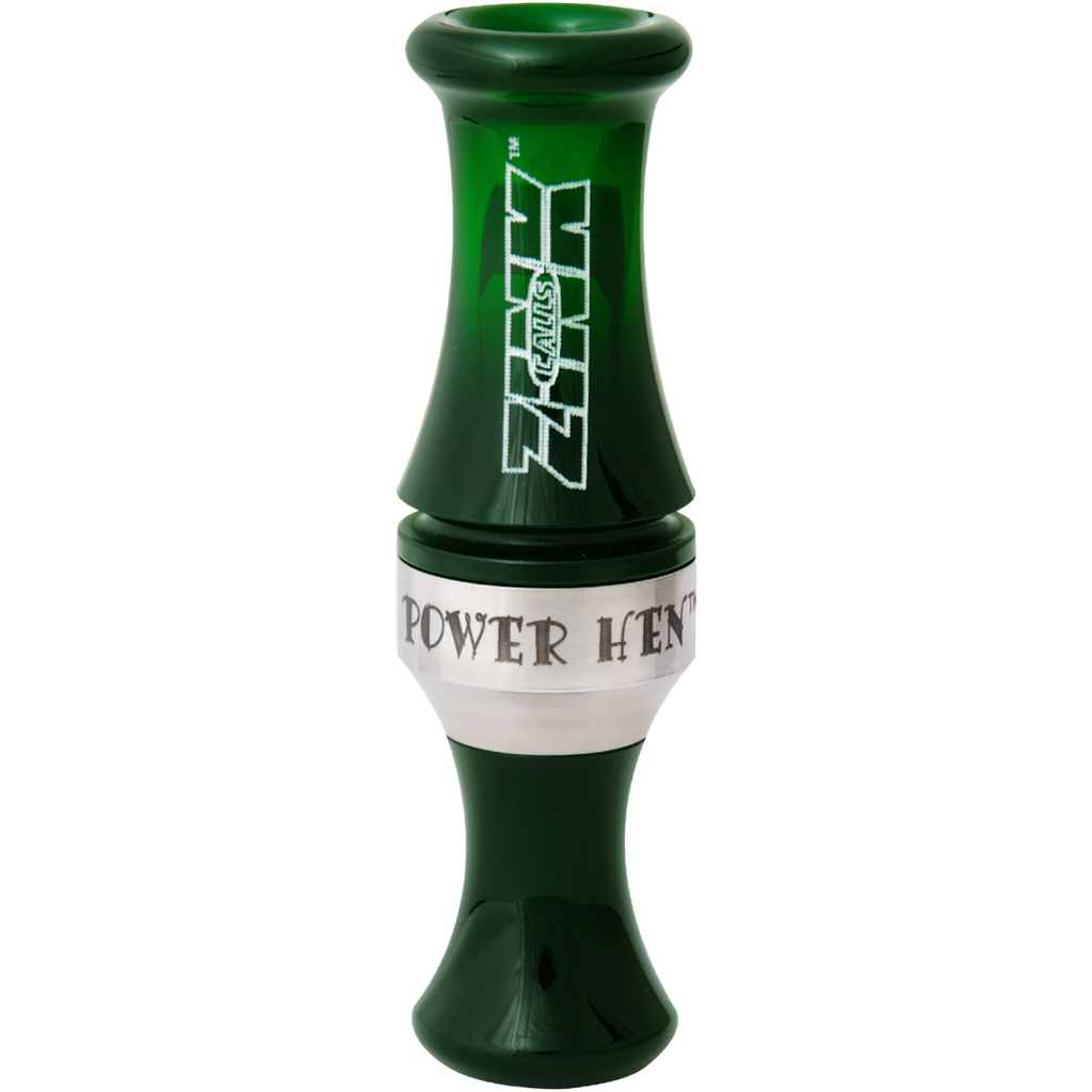 Zink PH-2 Duck Call Poly Double Reed Mallard Green