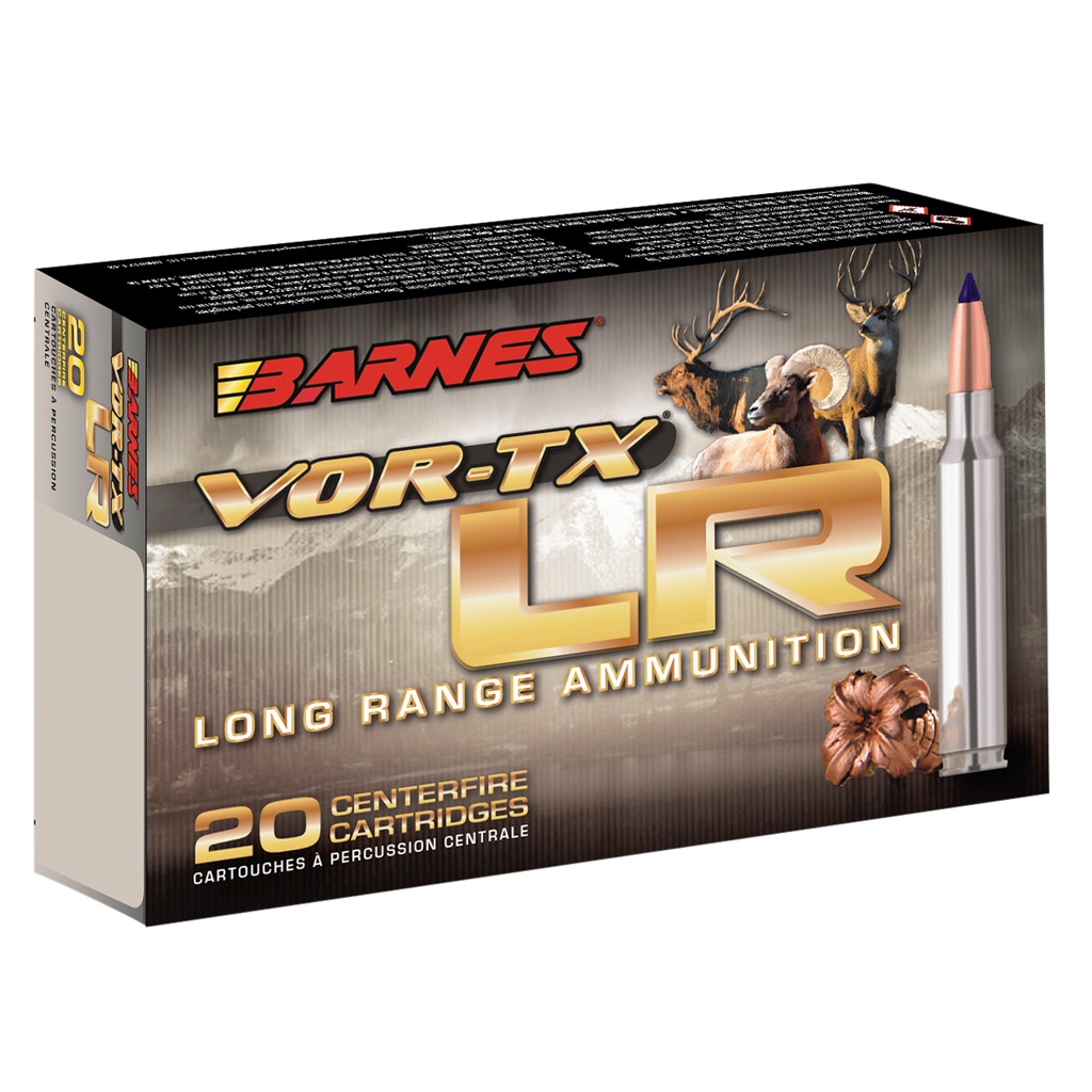 Barnes VOR-TX Long Range Rifle Ammo 6.5 Creedmoor 127 gr. LRX Boat Tail 20 rd.