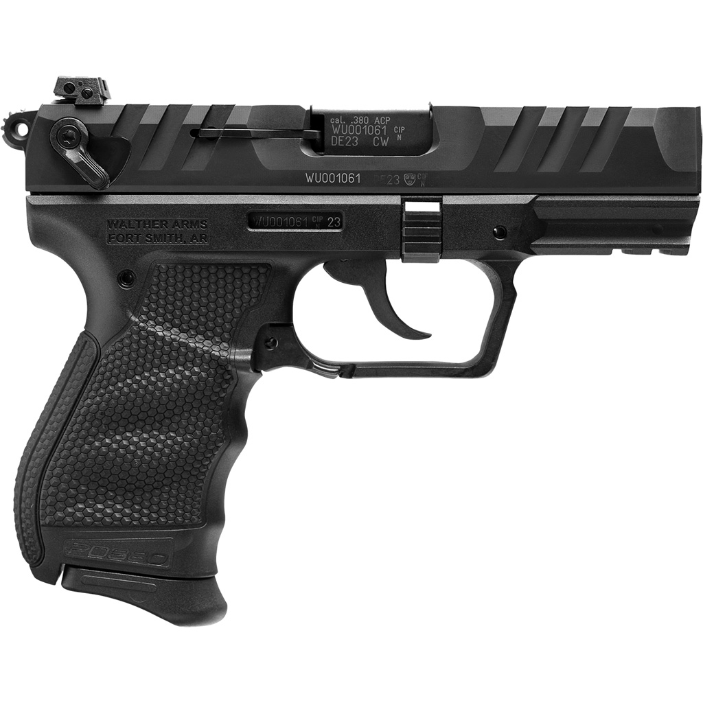 Walther PD 380 Pistol 380 ACP 3.7 in. Black 9 rd.