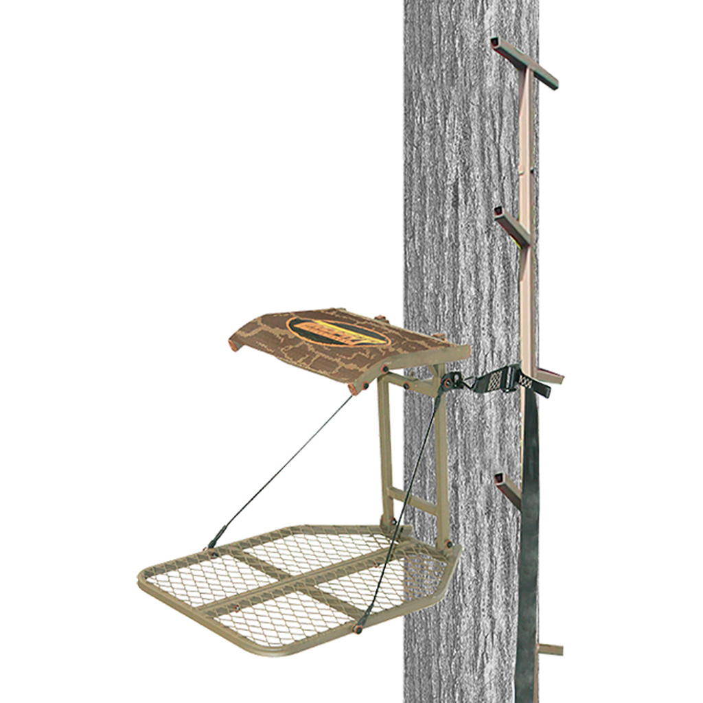 Trophy Treestands Archers Roost Combo Hang On Stand & 20ft. Climbing Sticks