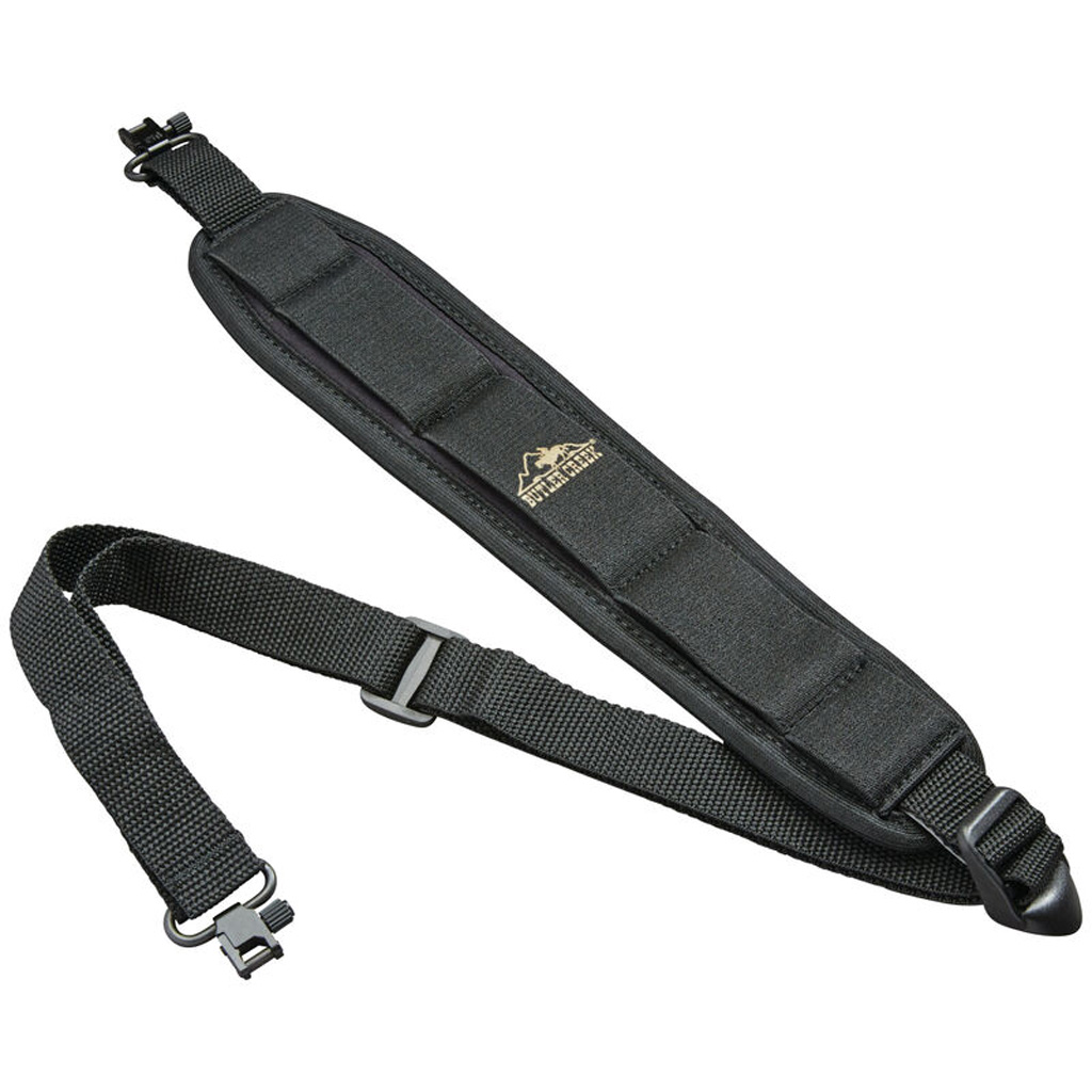 Butler Creek Comfort Stretch Rifle Sling Black w/Swivels