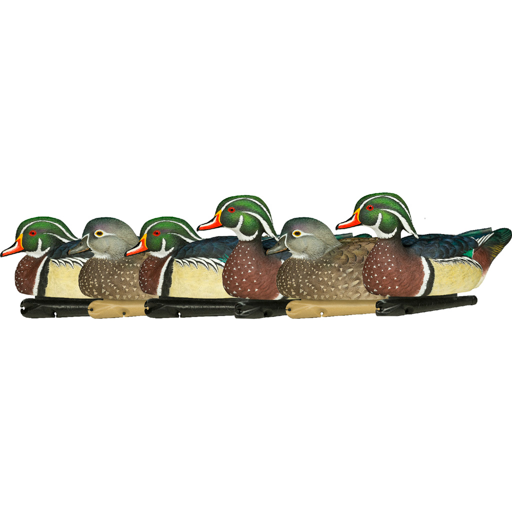 AvianX Top Flight Duck Decoys Wood Ducks 6 pk.