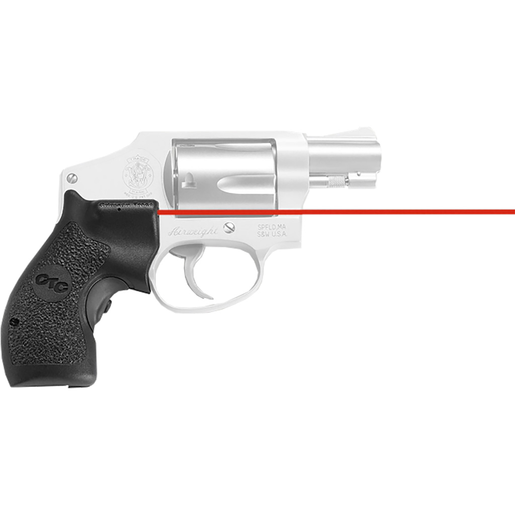 Crimson Trace Lasergrips S&W J-Frame/Round Butt Red Laser