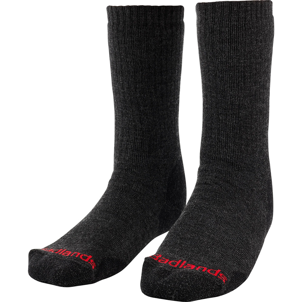 Badlands Hw Merino Crew Sock Black XL