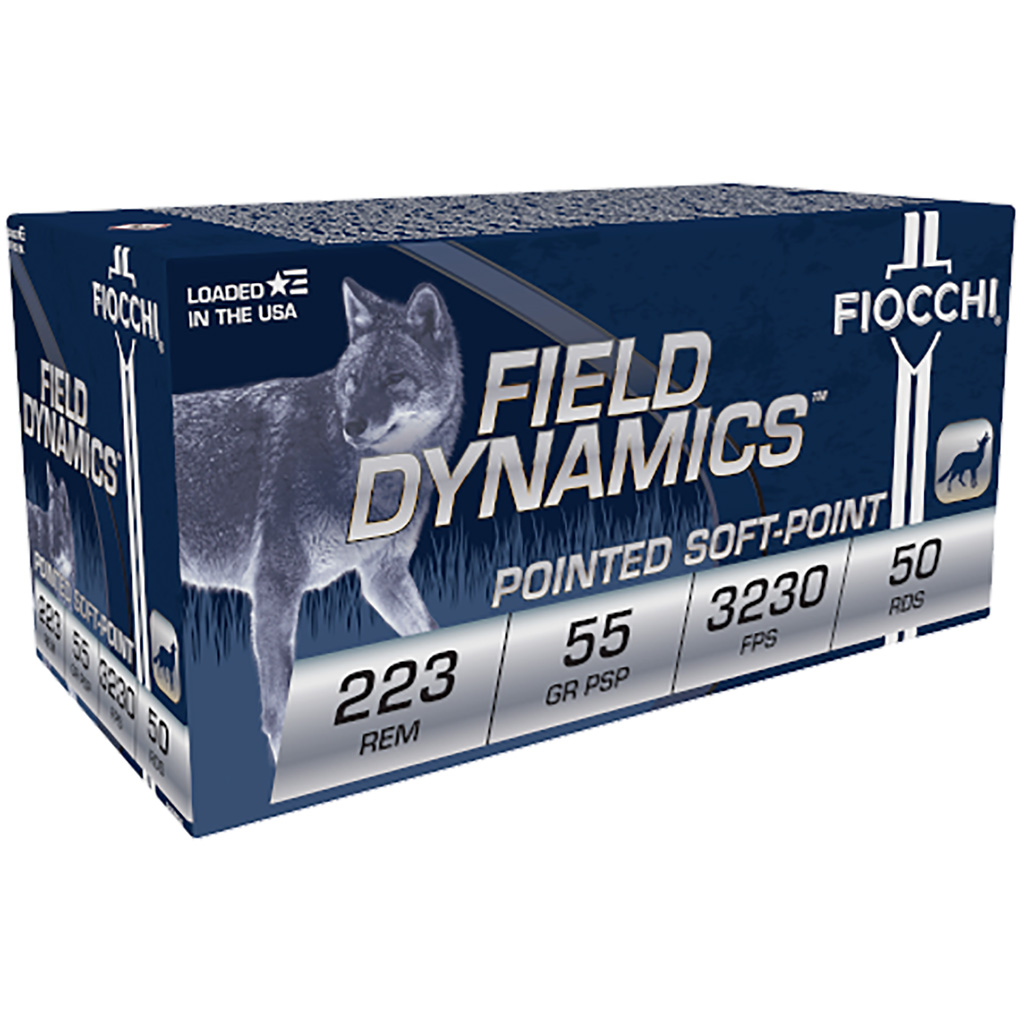 Fiocchi Rifle Ammo 223 Rem. 55 gr. PSP 50 rd.