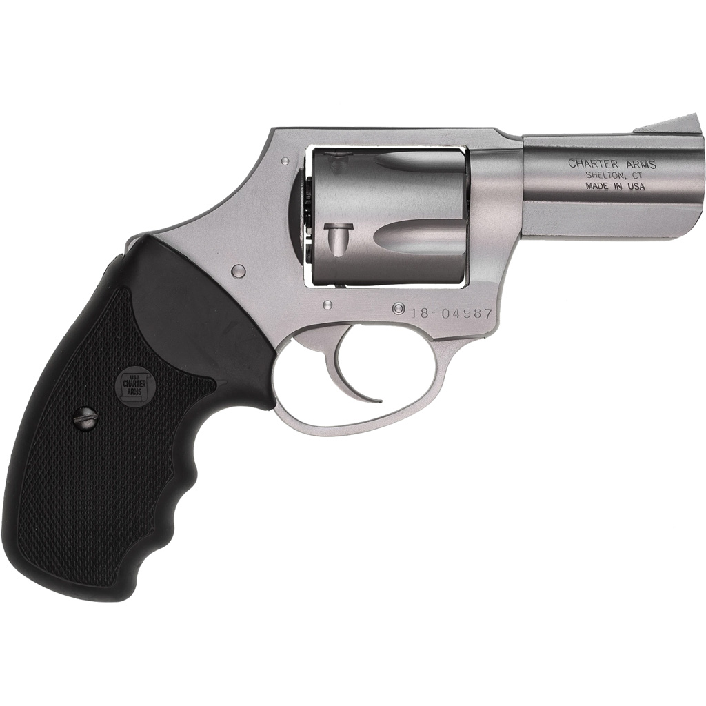 Charter Arms Bulldog Revolver 44 Spl. Stainless Full Grip Double 2.5 in. 5 rd.