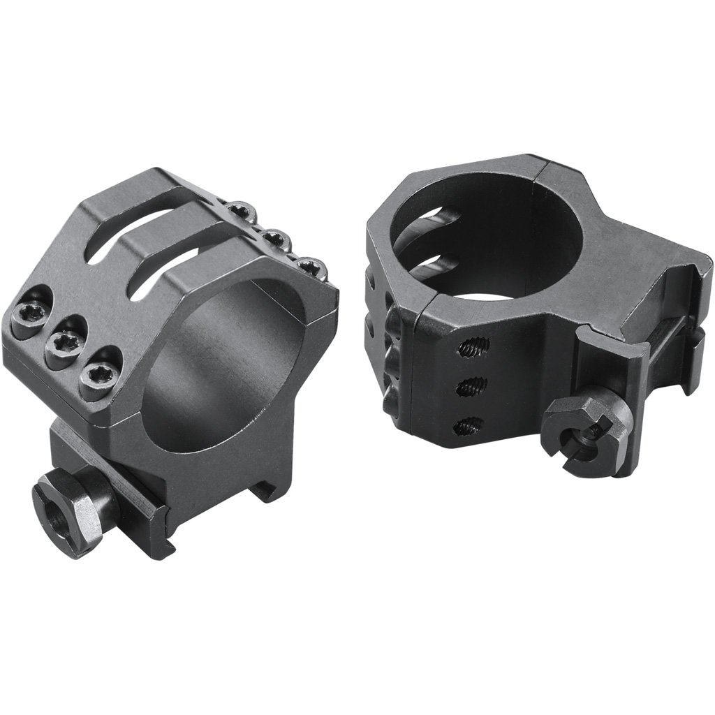 Weaver Classic 6Hole Skeleton Rings Matte Black 30mm Medium Clamshell Pack