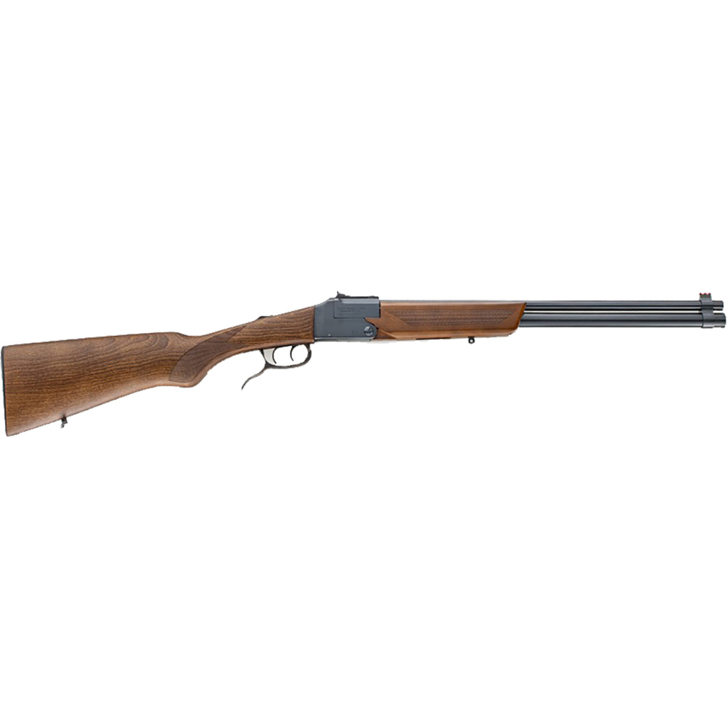 Chiappa Double Badger Rifle/Shotgun 20 ga./.22 LR 19 in. Blued with Beech Wood Stock