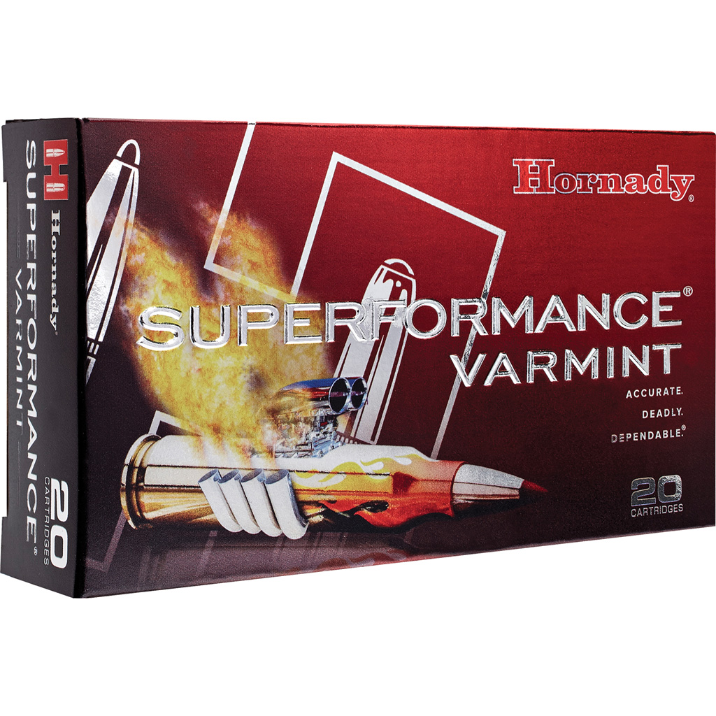 Hornady Superformance Varmint Ammo 17 Hornet 20 gr. V-Max 25 rd.