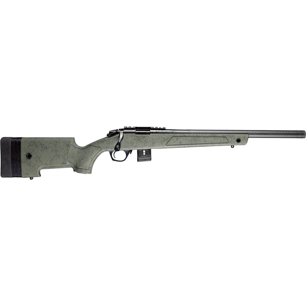 Bergara BMR-X Competition Rifle 22 WMR Black/Green 18 in. Carbon Fiber Barrel