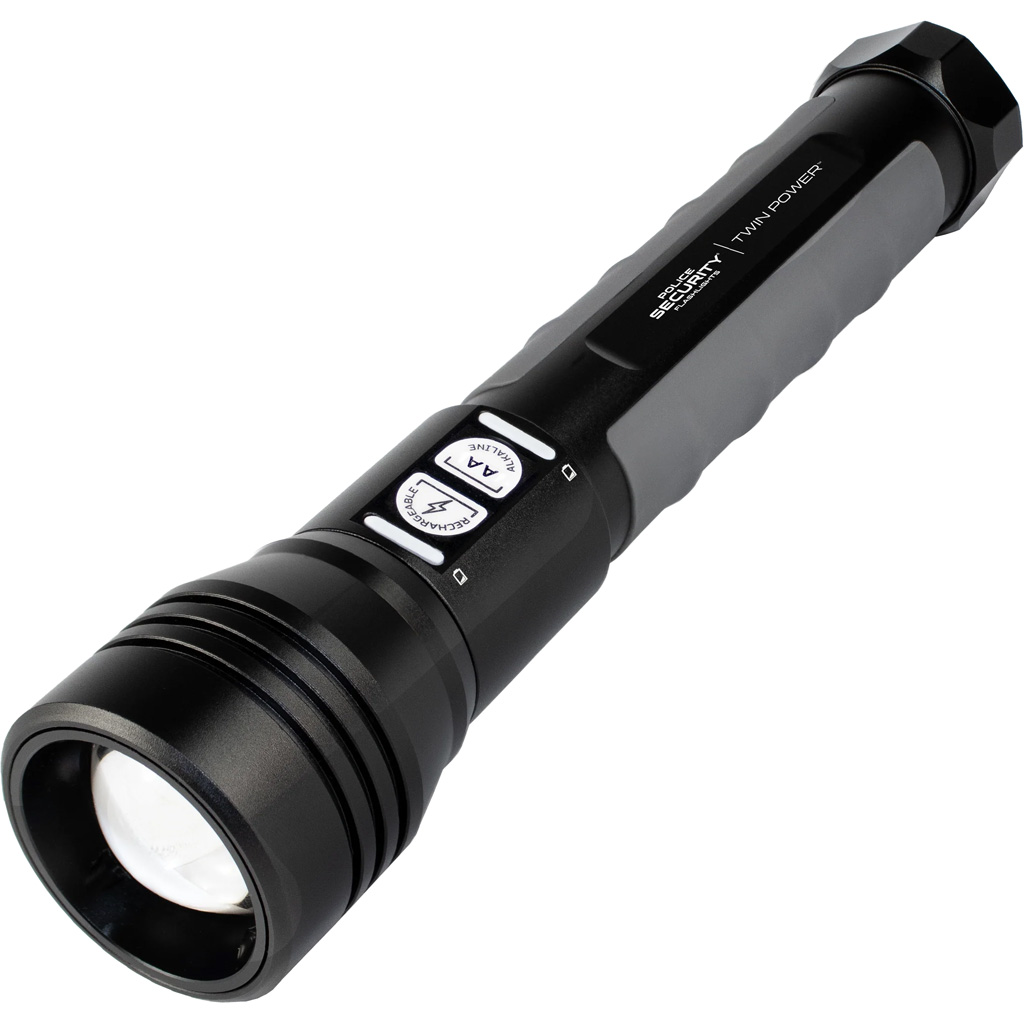 Police Security Twin Power Flashlight 2000 Lumen