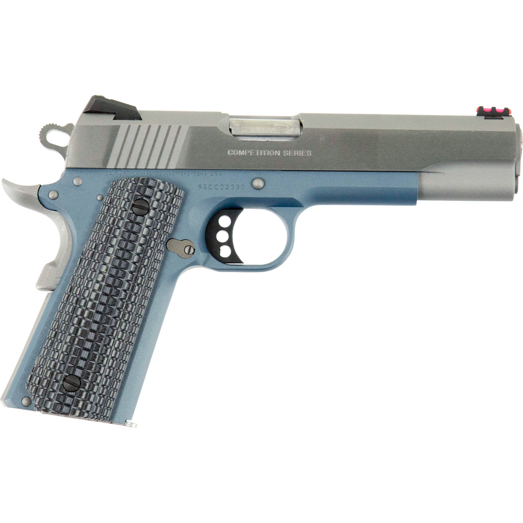 Colt 1911 Competition Pistol  9mm 5 in. Stainless/Cerakote Blue Titanium 9 rd.
