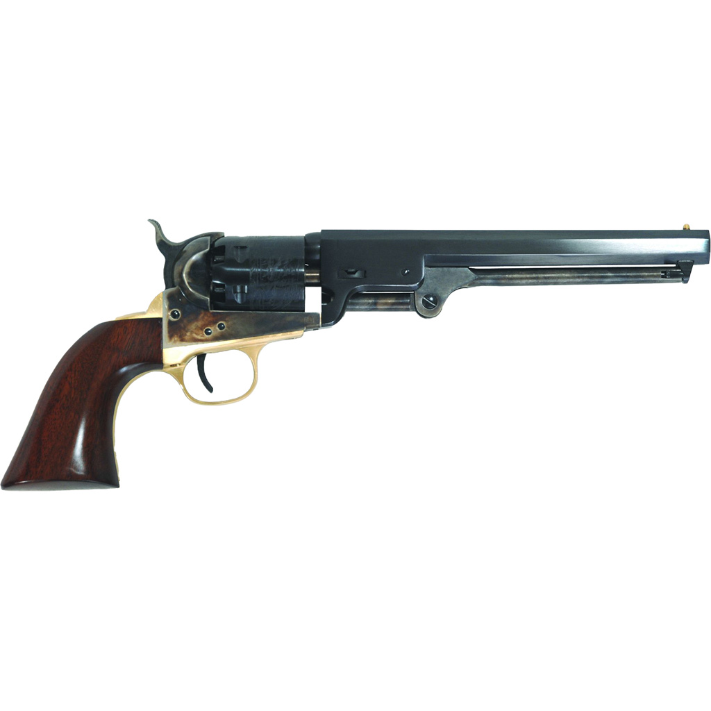 Cimarron 1851 Navy Oval Black Powder Revolver 36 Cal. 7.5 in. Blued Case Hardened 6 Shot