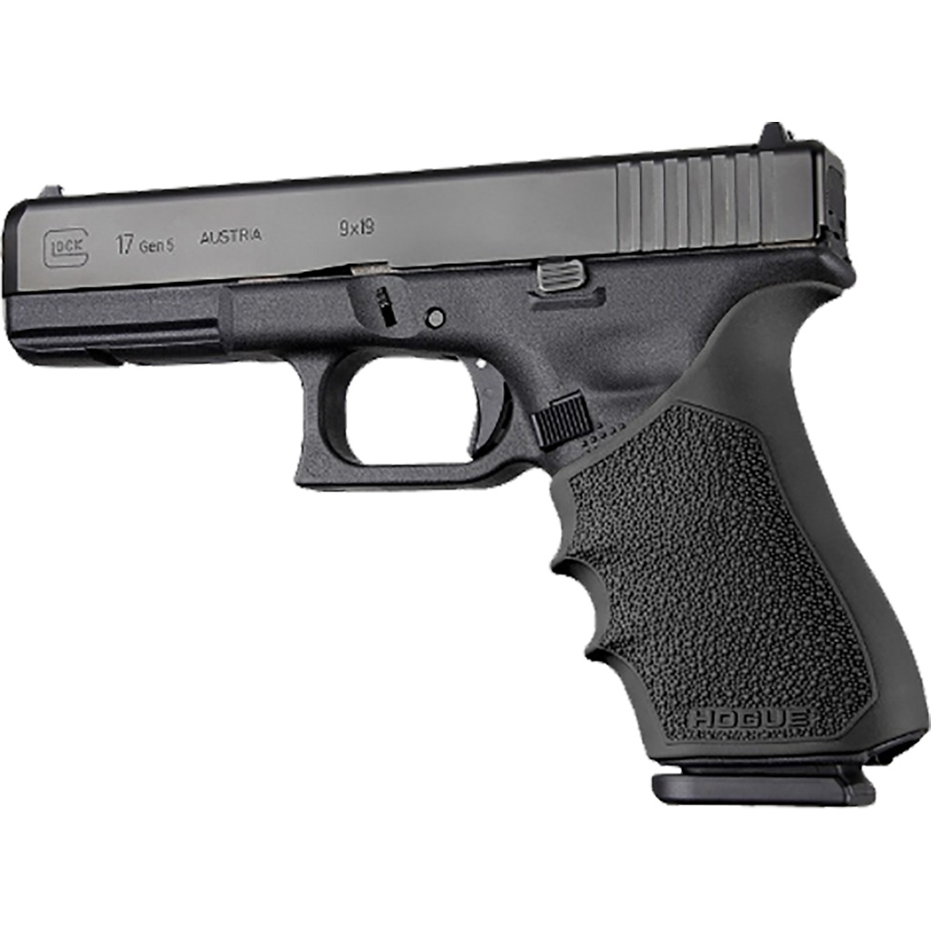 Hogue HandAll Beavertail Grip Sleeve Black Glock 17/G17L/G19X/G34/G34 MOS Gen 1/2/5