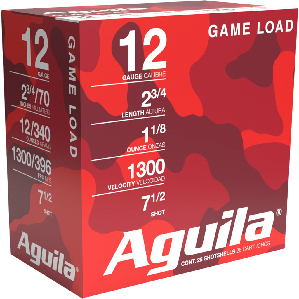 Aguila High Velocity Shotgun Game Load 12 ga. 2.75 in. 1 oz. 7.5 Shot 25 rd.