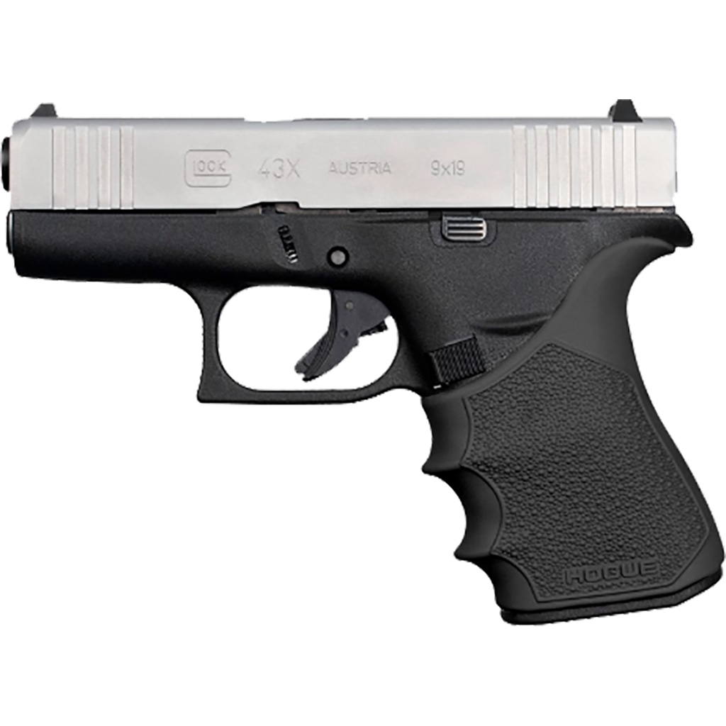 Hogue HandAll Beavertail Grip Sleeve Black Glock 43X/48