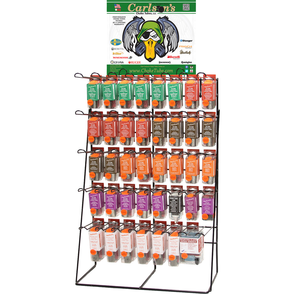 Carlsons Choke Tube Assortment Display 12 ga. Benelli Crio Plus 5 Tier 3 Deep DROP SHIP