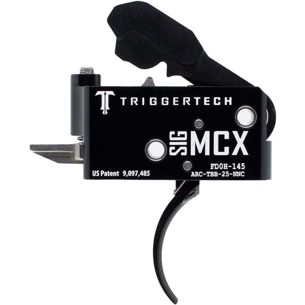 Trigger Tech Sig MCX Two Stage Triggers Black Curved